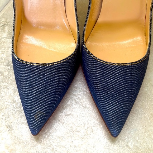 Christian Louboutin So Kate Denim Pumps - Picture 3 of 7